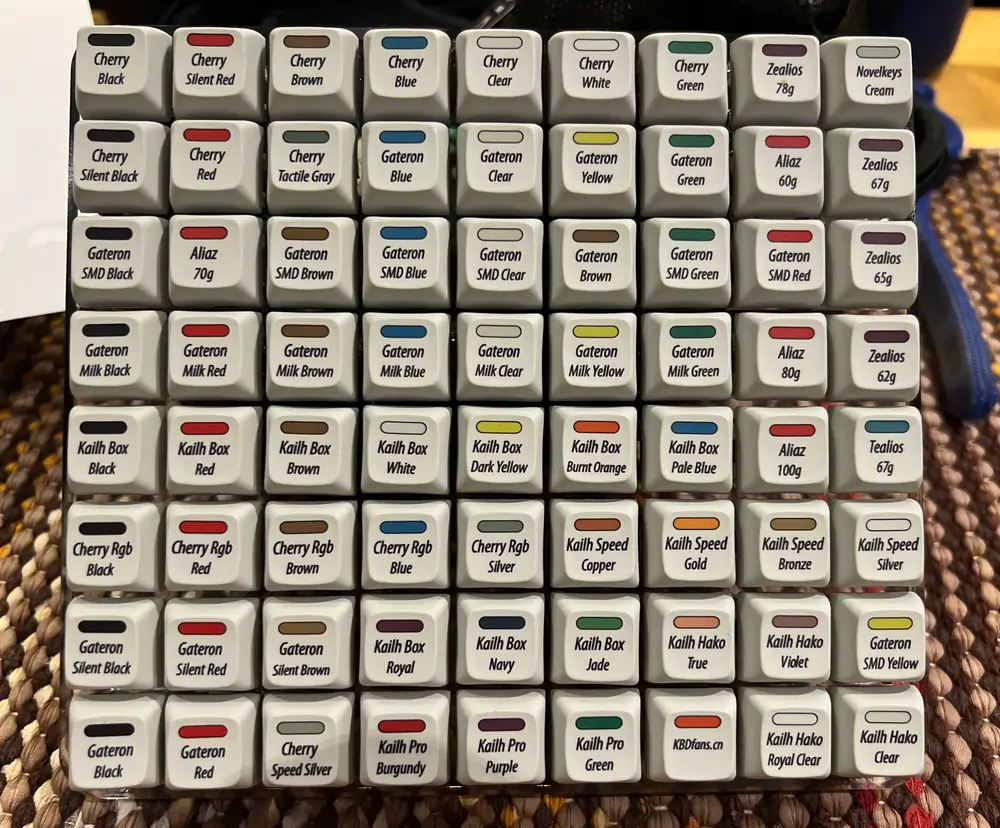 72 switches to try out